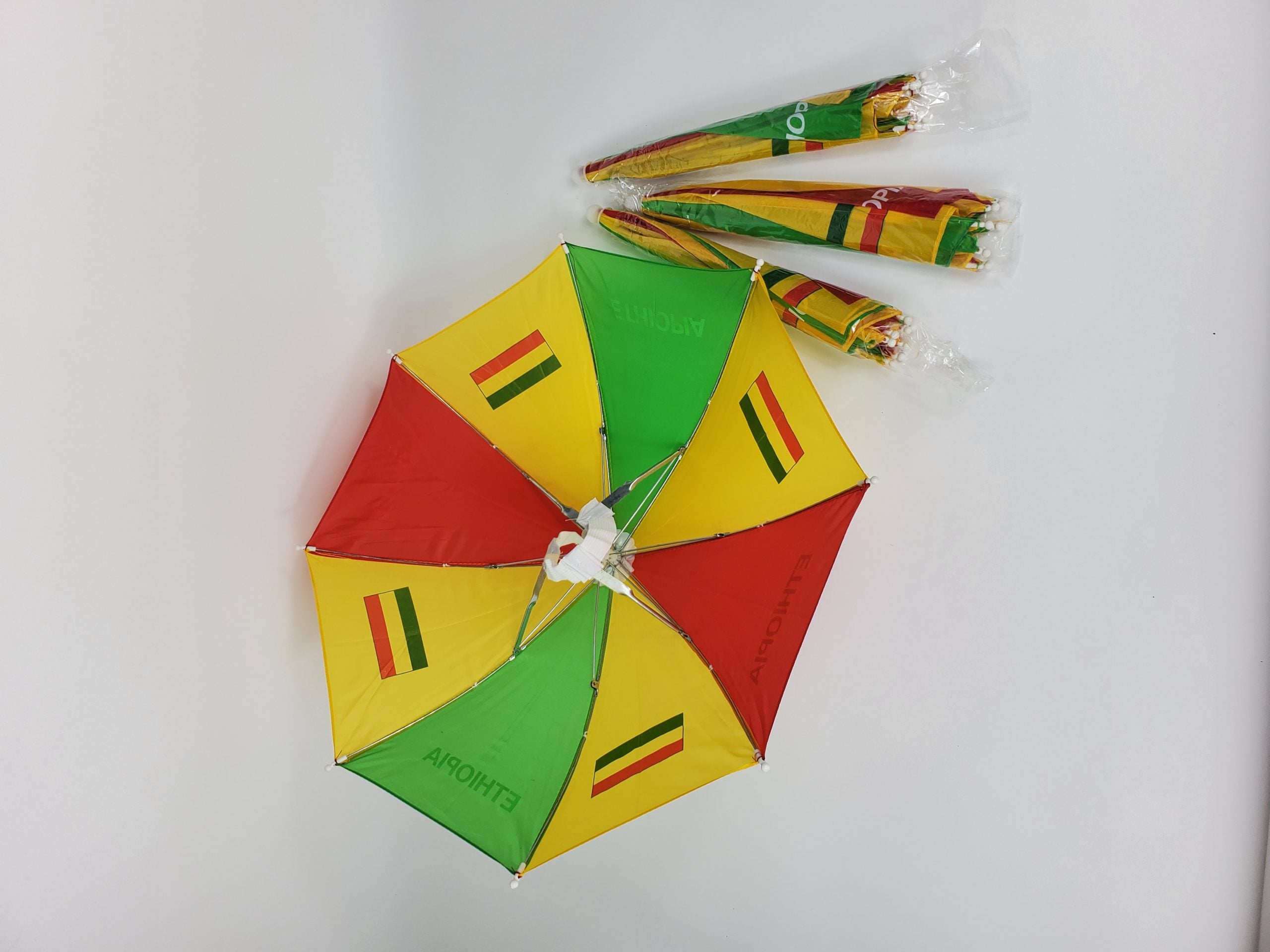 Ethiopian Flag Hat Umbrella