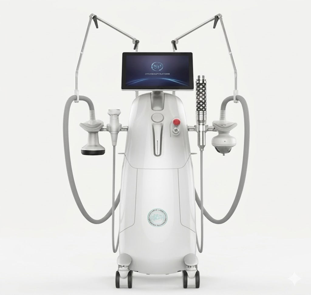 Professional 360° Surround Cooling Cryolipolysis Machine – 4th Gen Multi-Applicator Non-Invasive Fat Freezing Device with 15.6" Android Control System